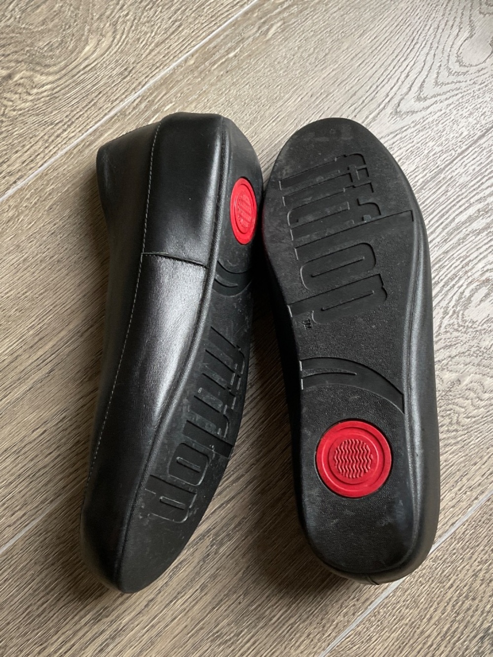 Fitflop Leather Ballet Flats - Picture 3 of 4